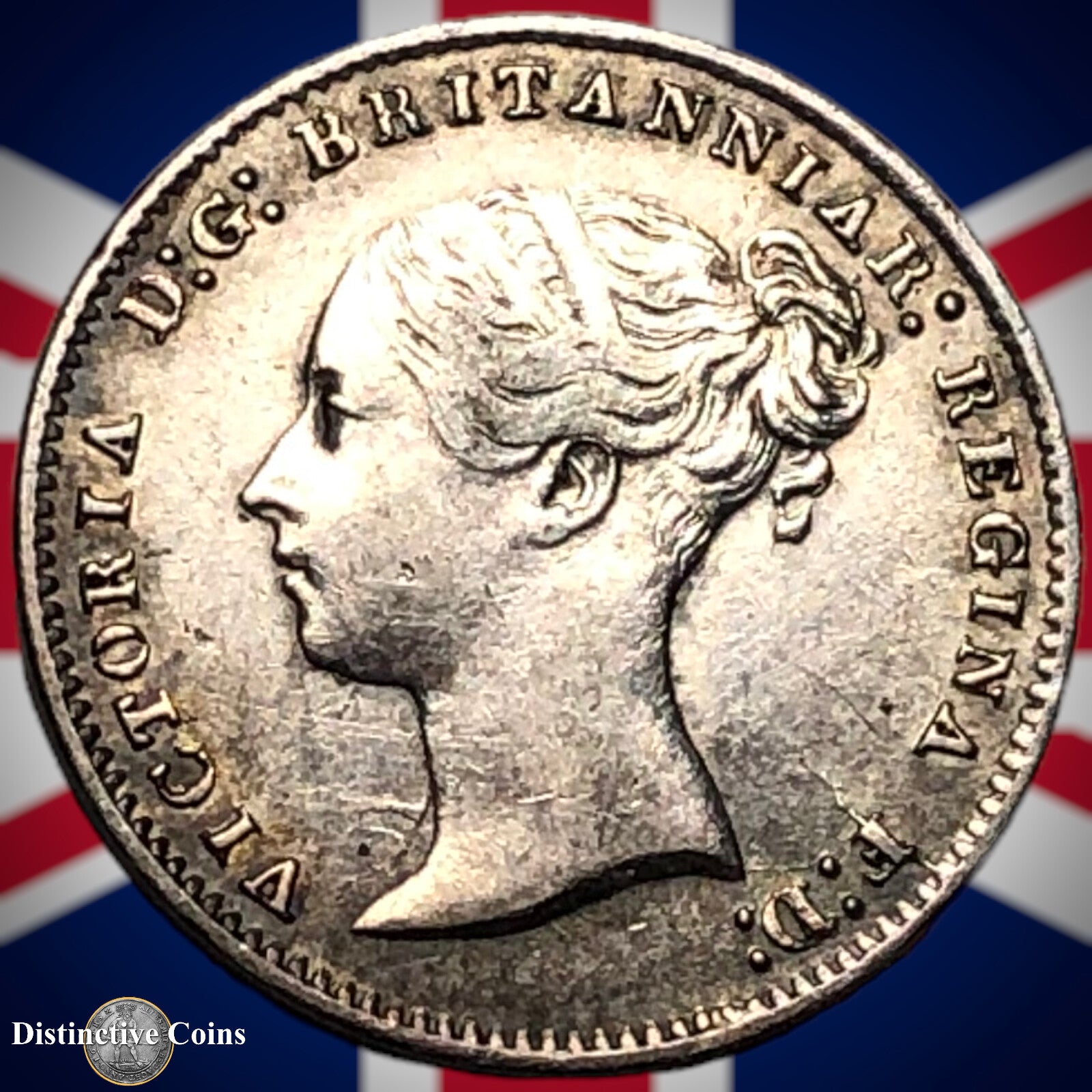 Great Britain 1859 Three Pence GB1827