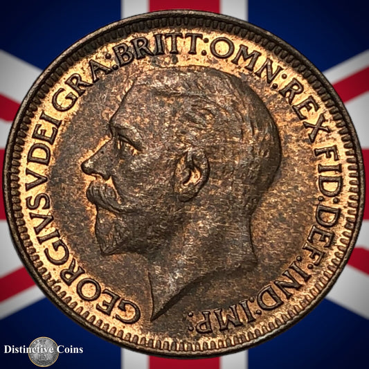 Great Britain 1929 Farthing 1/4d GB4872