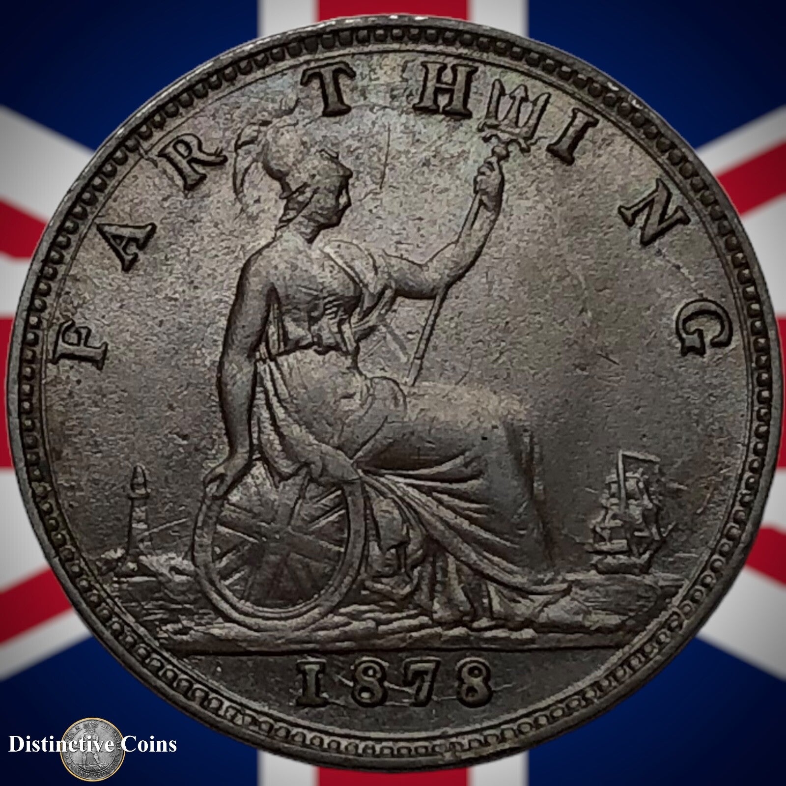 Great Britain 1878 Farthing 1/4d GB3791