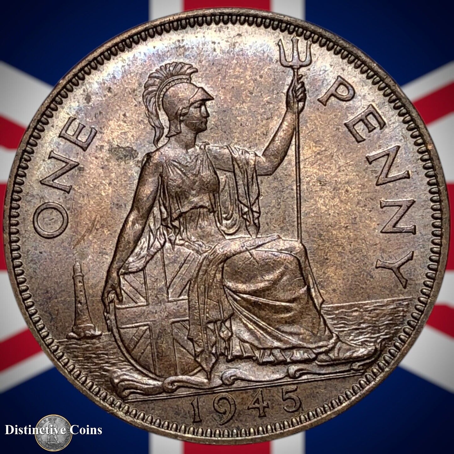 Great Britain 1945 Penny 1d GB7281