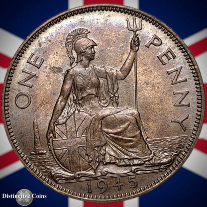 Great Britain 1945 Penny 1d GB7281