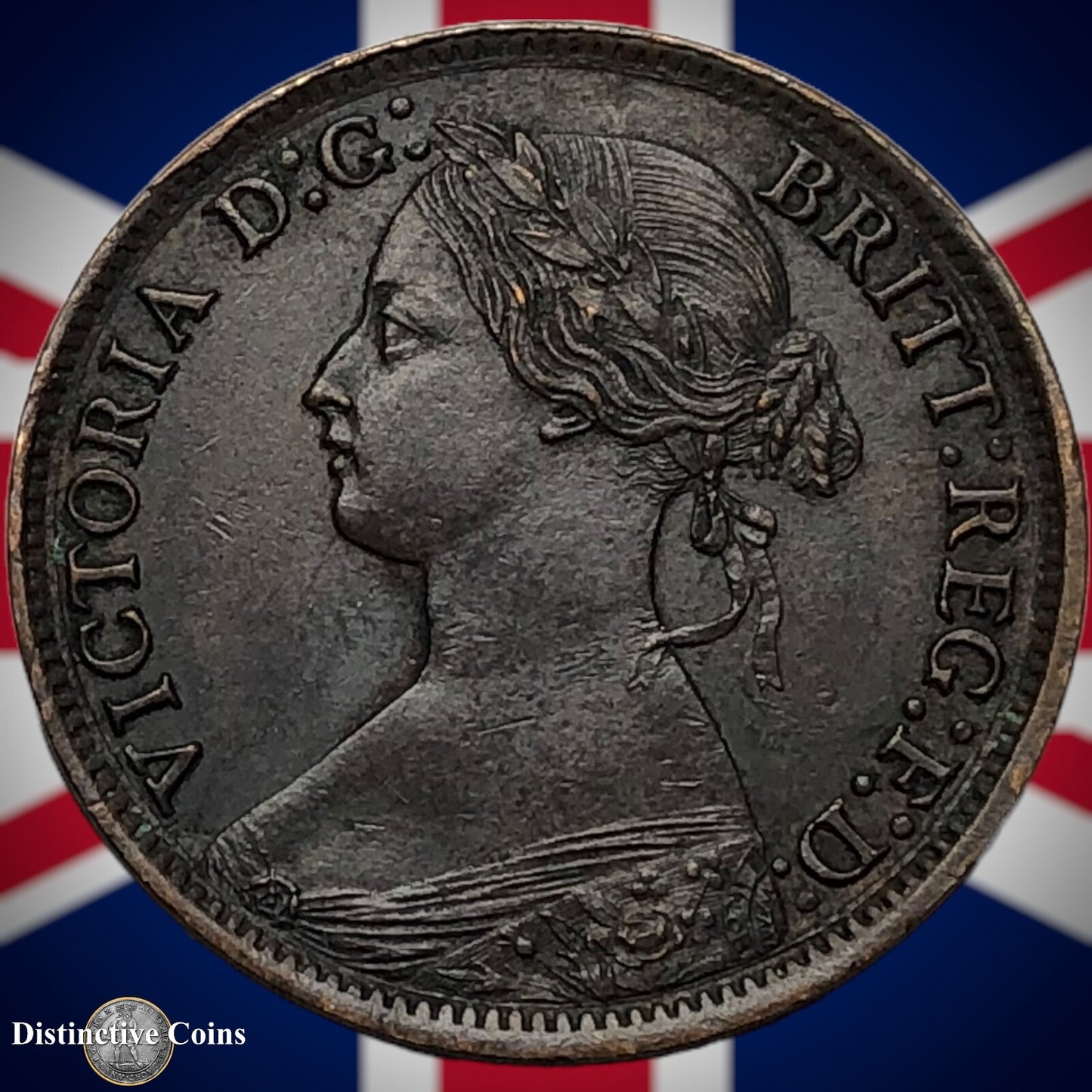 Great Britain 1865 Farthing 1/4d GB3530