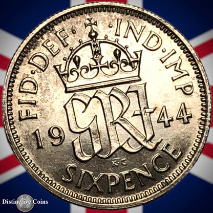 Great Britain 1944 Six Pence GB1746