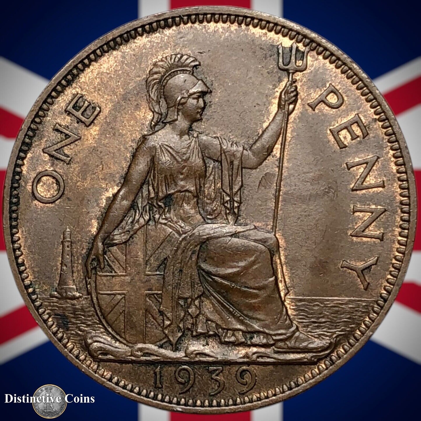 Great Britain 1939 Penny 1d GB7223