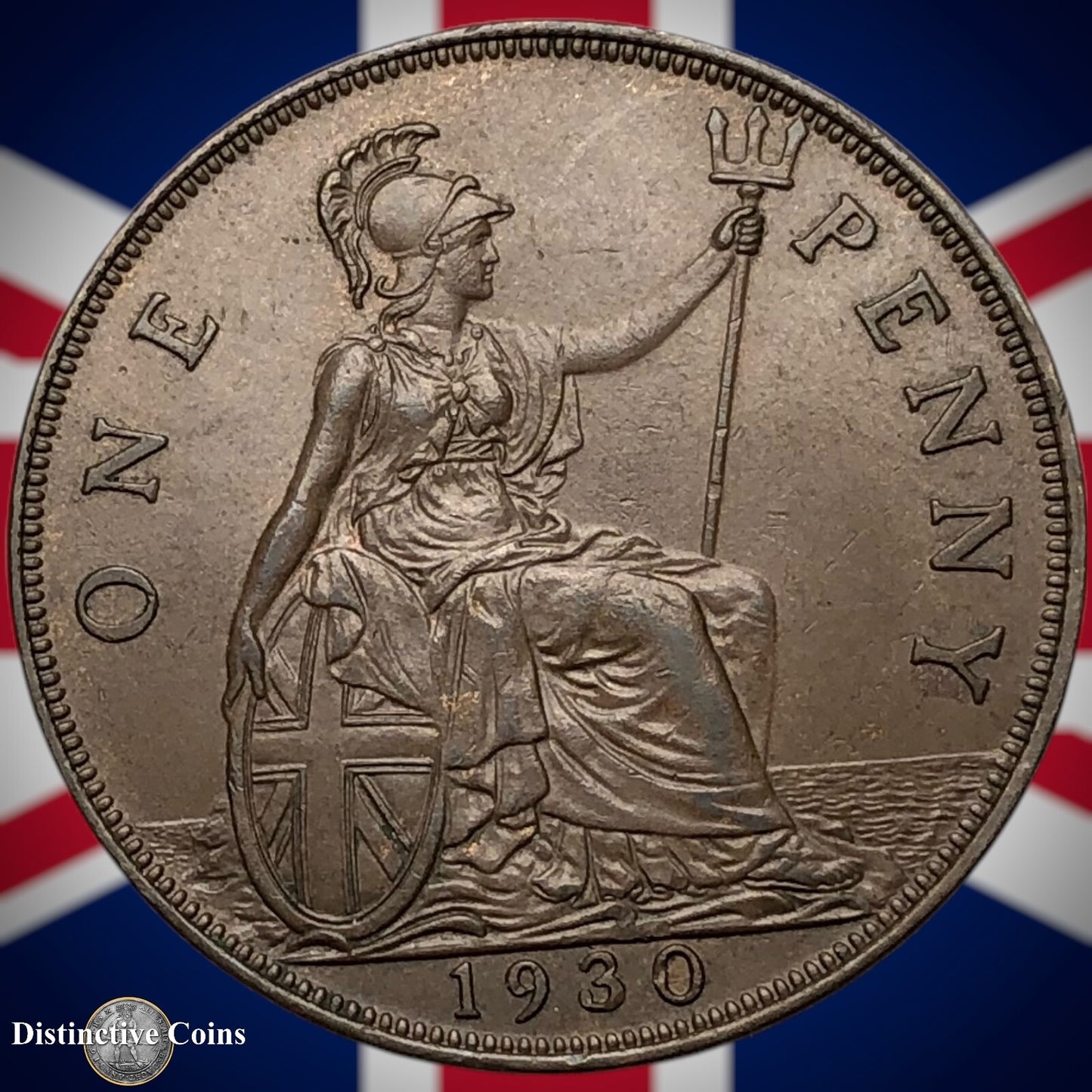 Great Britain 1930 Penny 1d GB7117