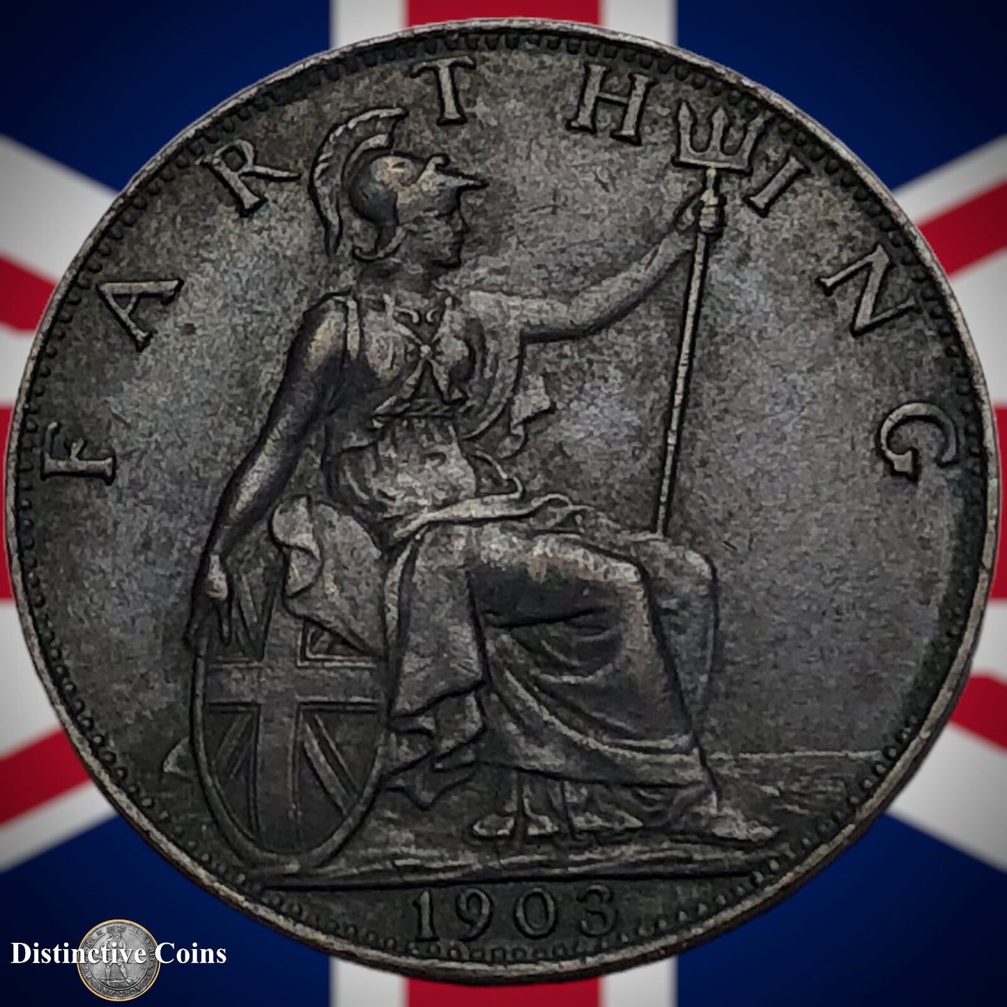 Great Britain 1903 Farthing 1/4d GB4535