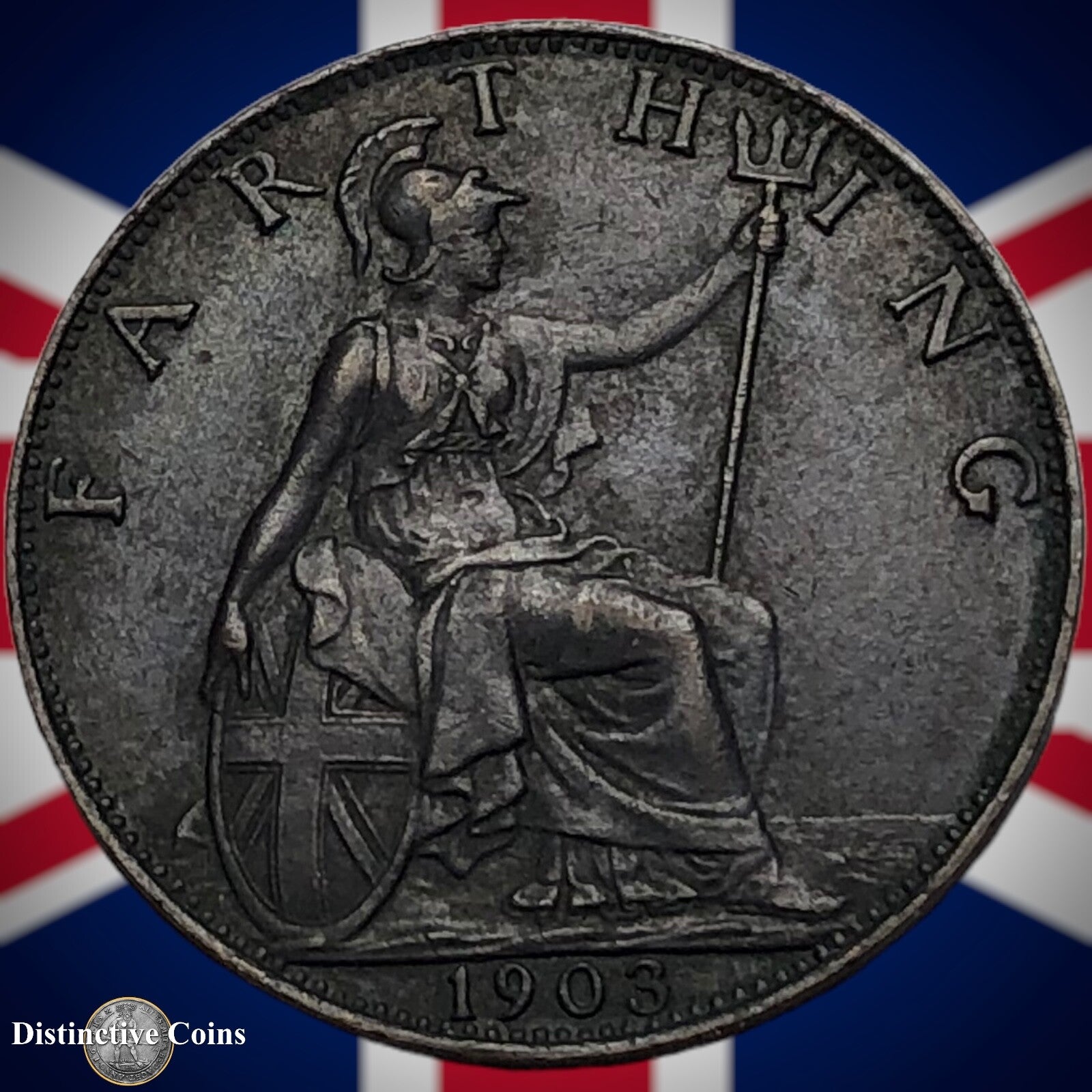 Great Britain 1903 Farthing 1/4d GB4535