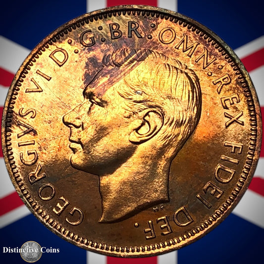 Great Britain 1951 Proof Penny 1d GB7348