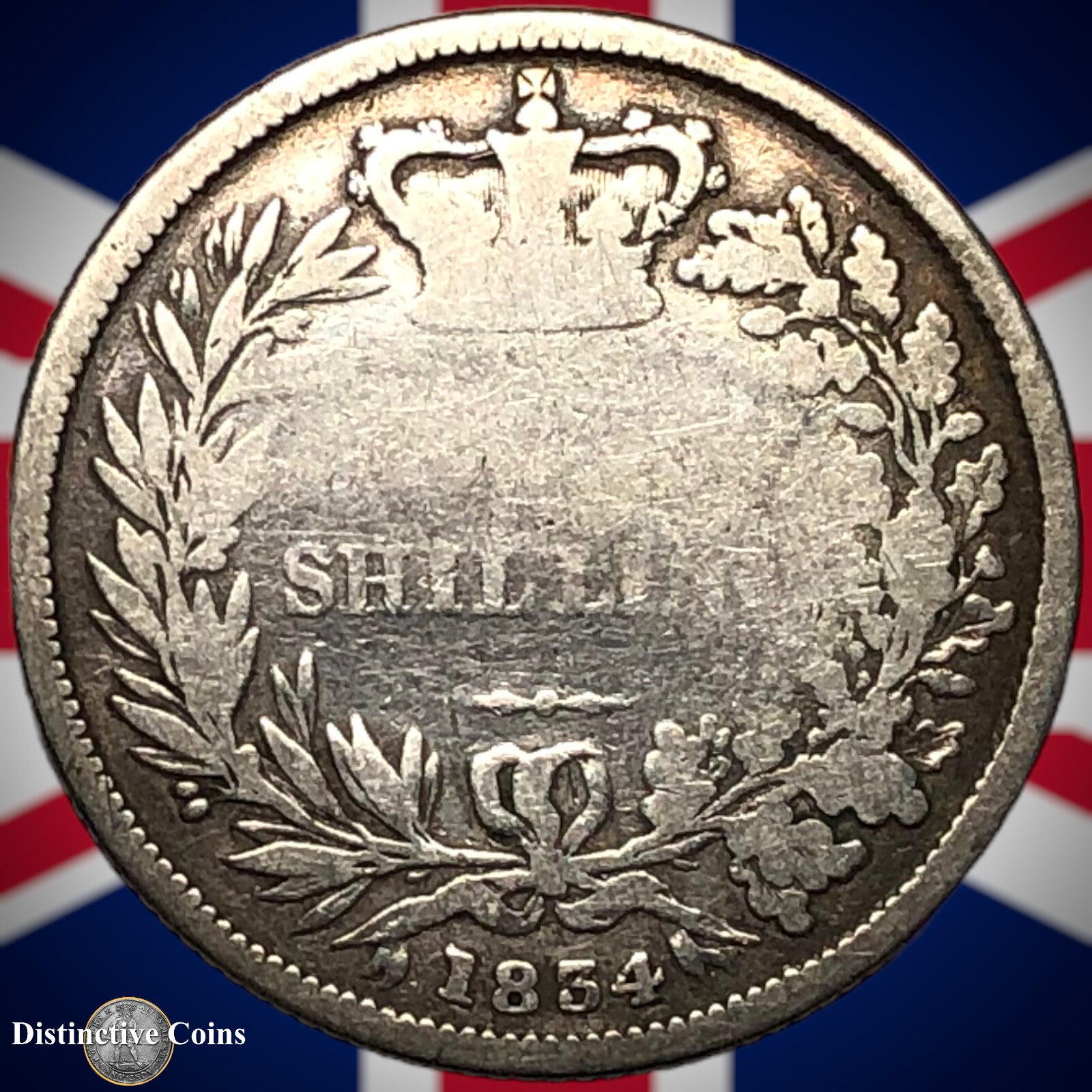 Great Britain 1834 British One Shilling GB0109