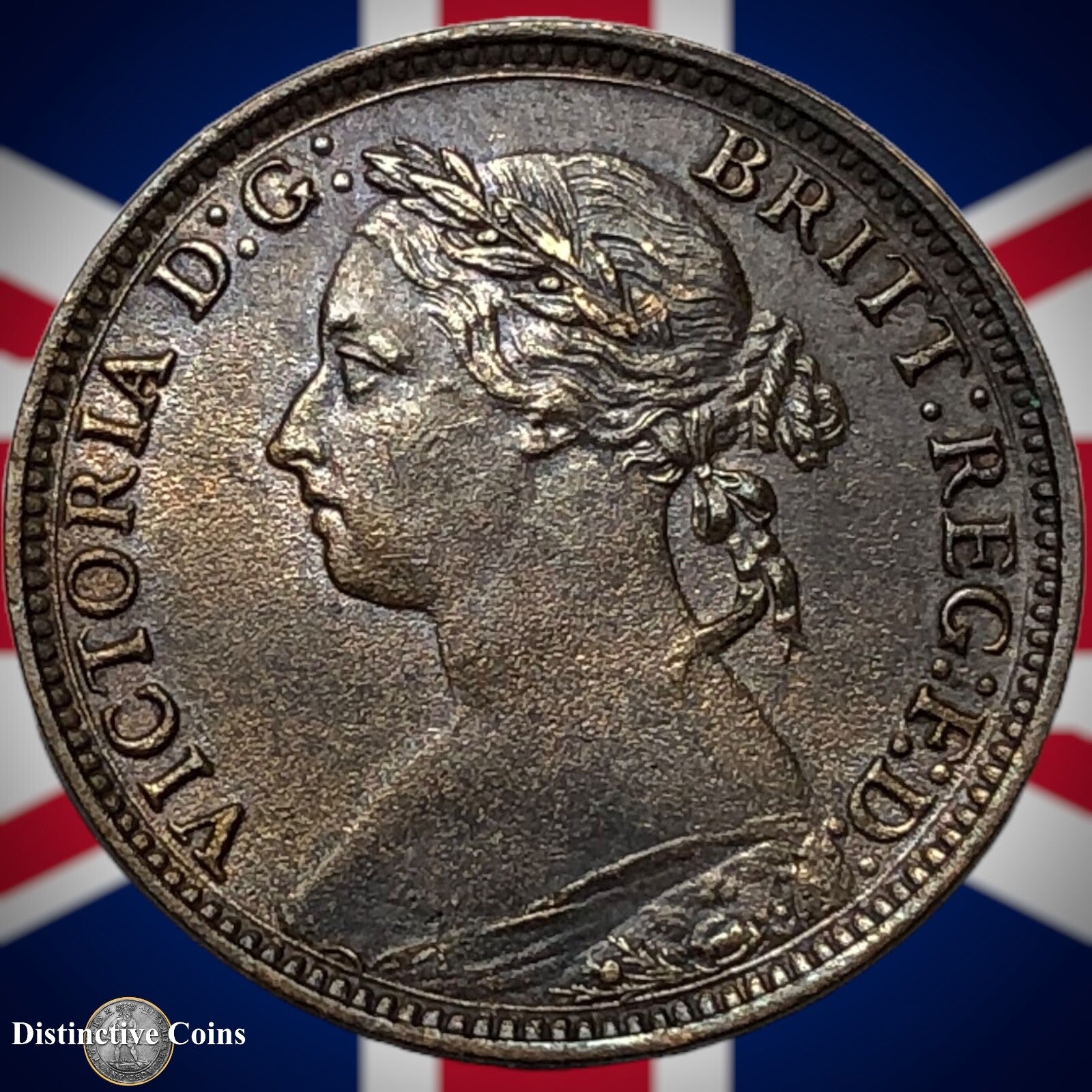 Great Britain 1881 H Farthing 1/4d GB4004