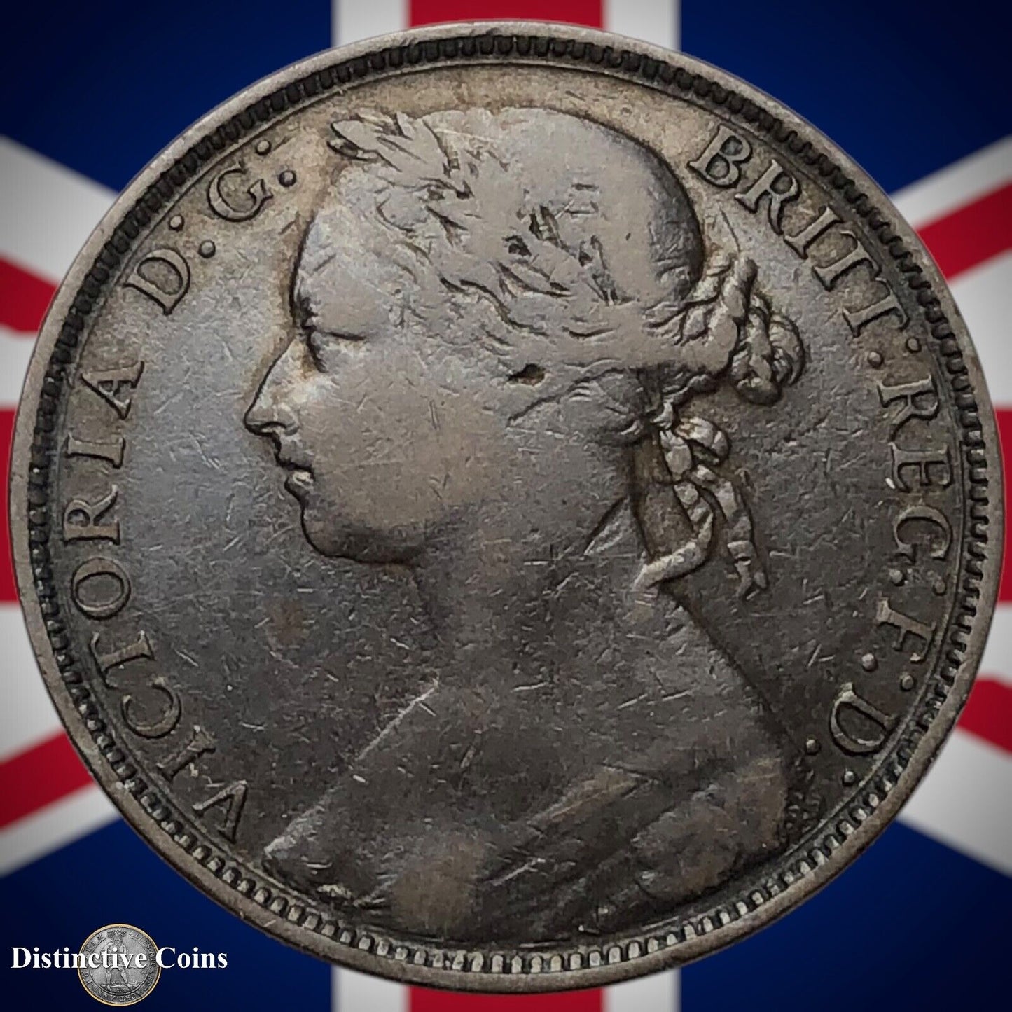 Great Britain 1881 H Penny 1d GB6419