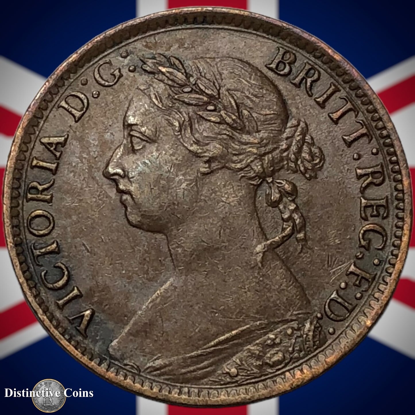 Great Britain 1885 Farthing 1/4d GB4144