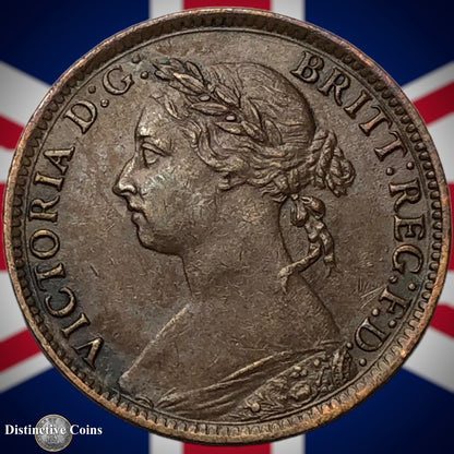 Great Britain 1885 Farthing 1/4d GB4144