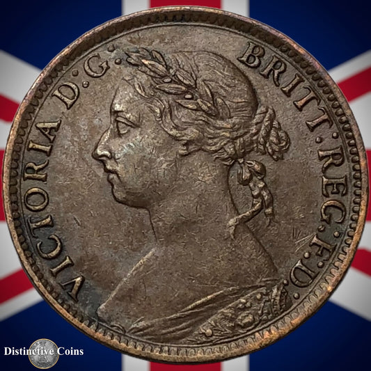 Great Britain 1885 Farthing 1/4d GB4144