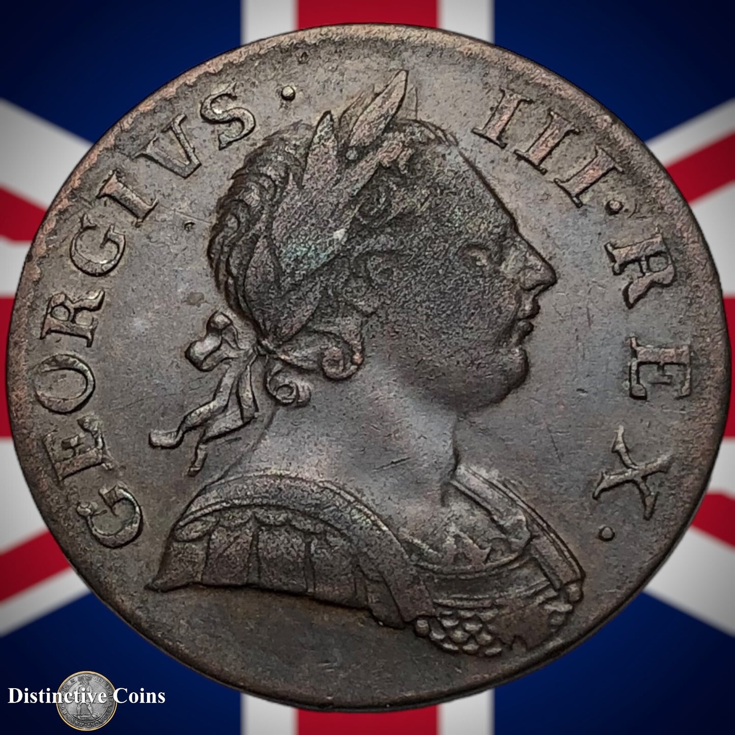 Great Britain 1771 Half Penny 1/2d GB5104