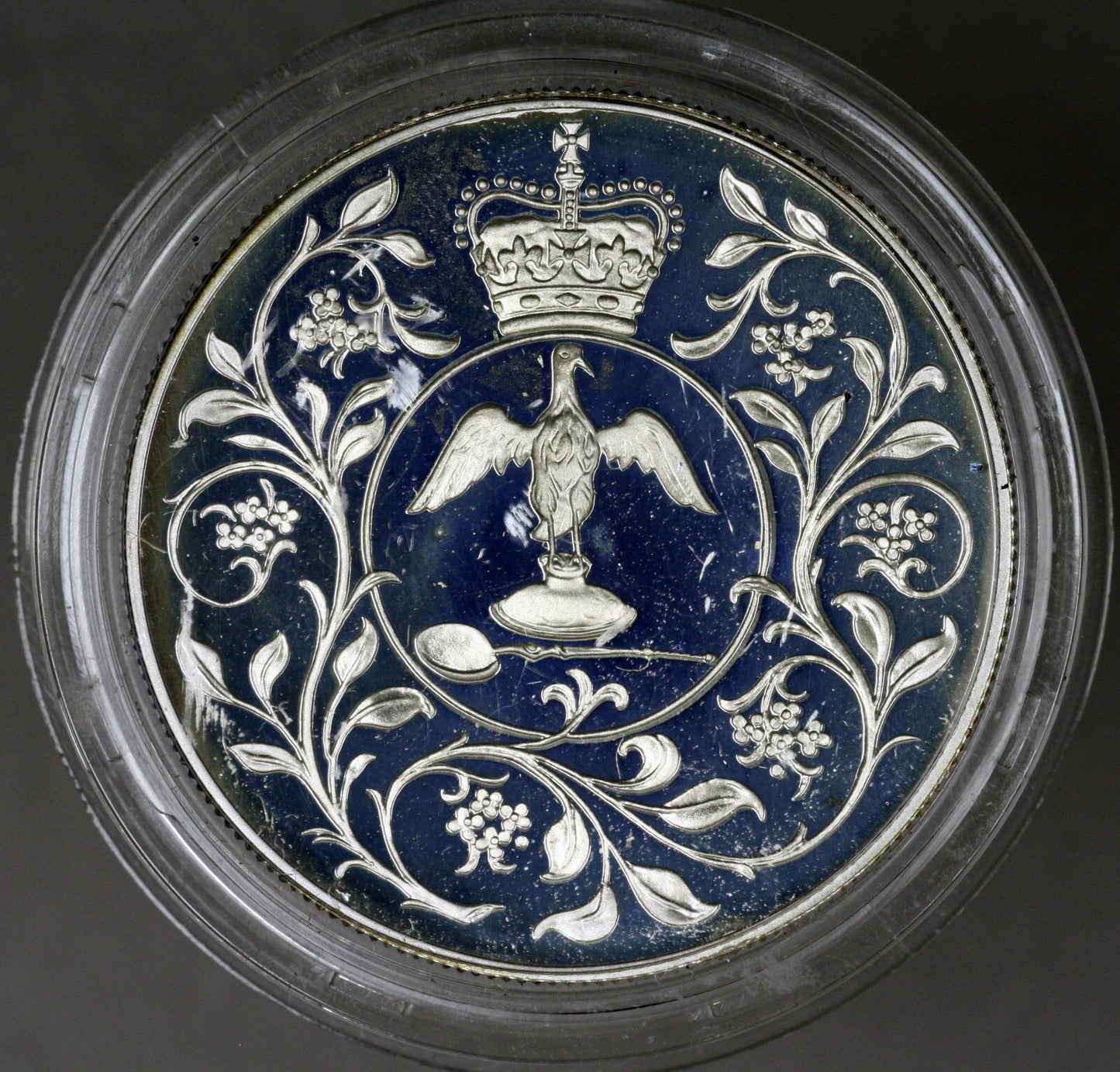 Great Britain 1977 25th Anniversary of Reign New 25 Pence Proof in Capsule A3432