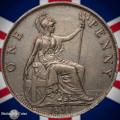 Great Britain 1897 Penny 1d GB6595