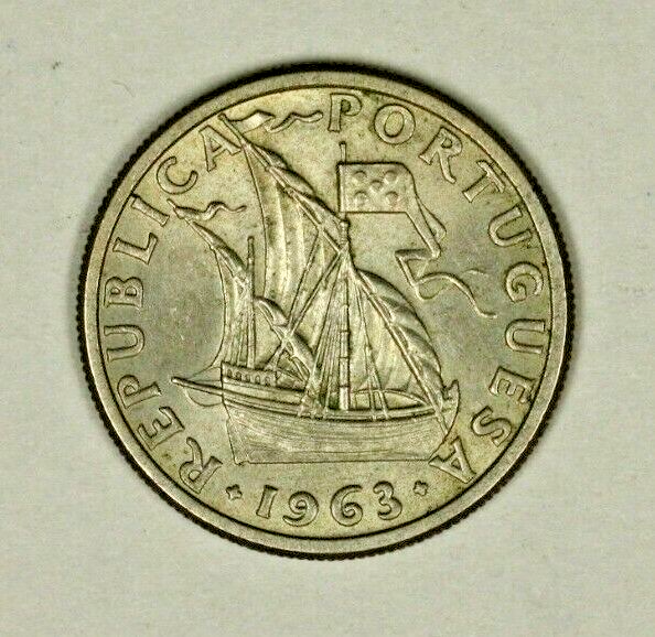 Portugal  2 1/2 Escudos 1963  UNC   A1209