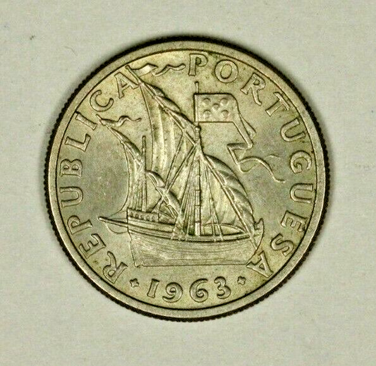 Portugal  2 1/2 Escudos 1963  UNC   A1209