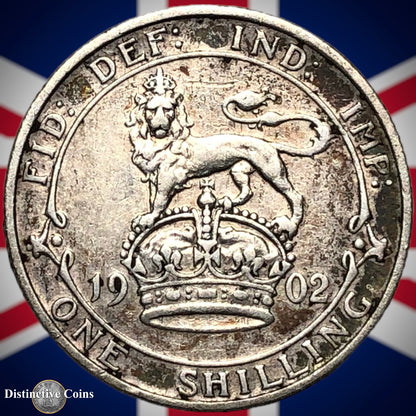 Great Britain 1902 British One Shilling GB0743
