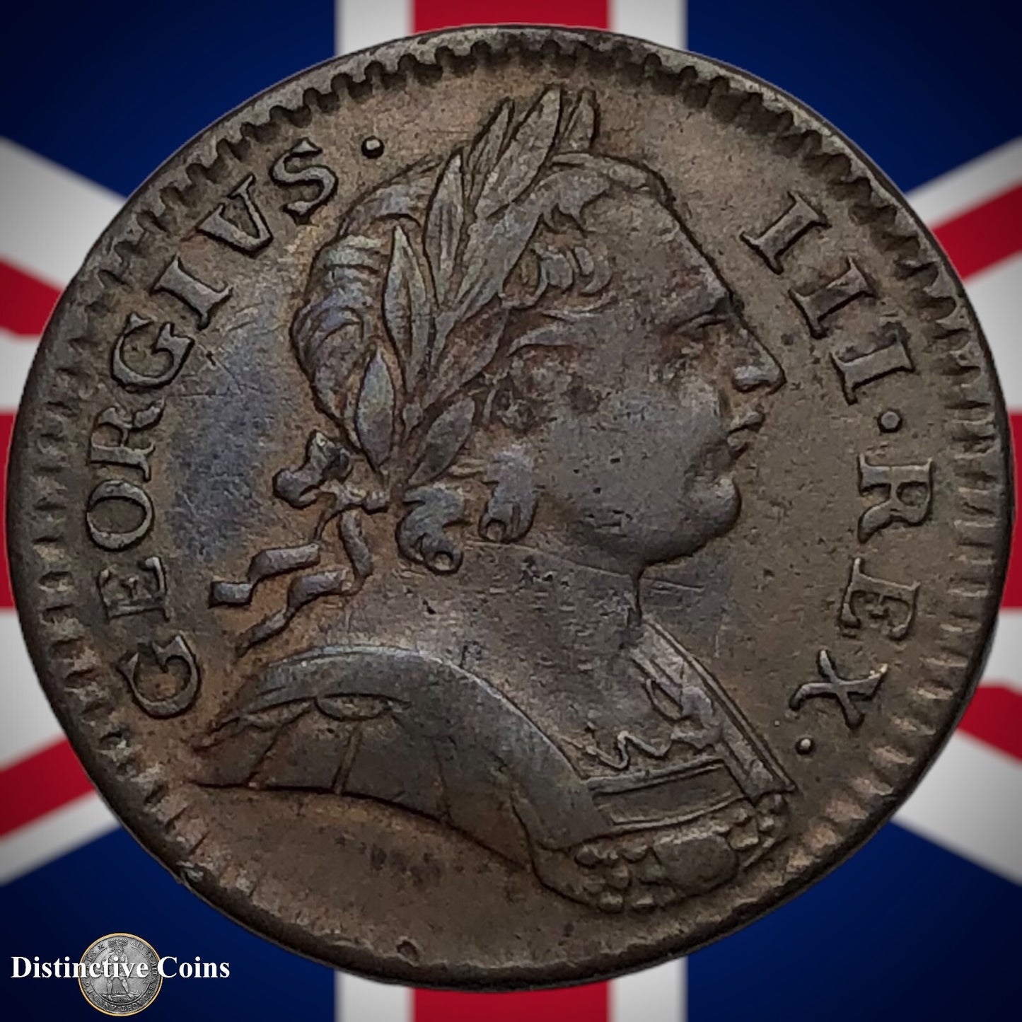 Great Britain 1773 Farthing 1/4d GB3192