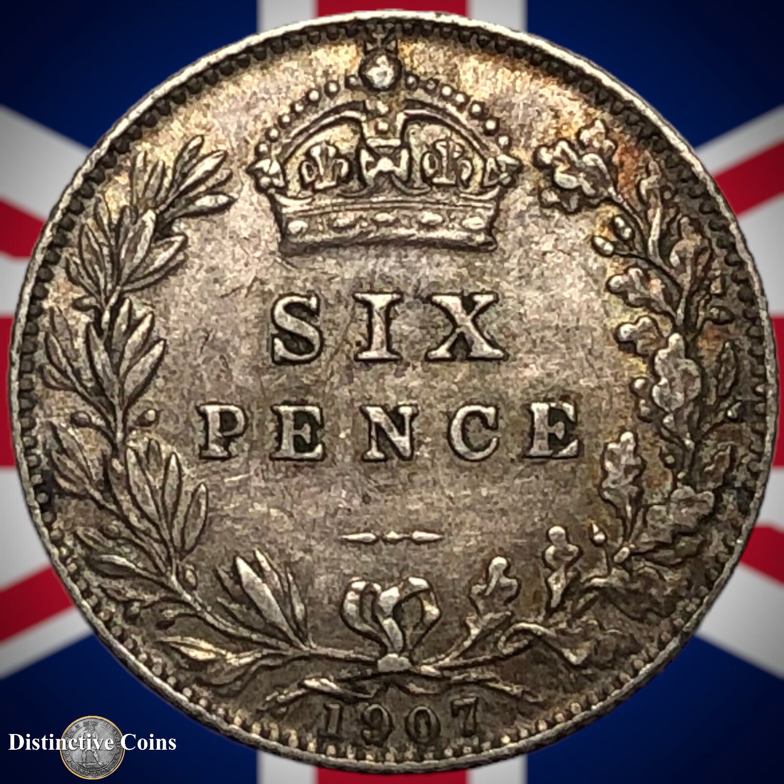 Great Britain 1907 Six Pence GB1542