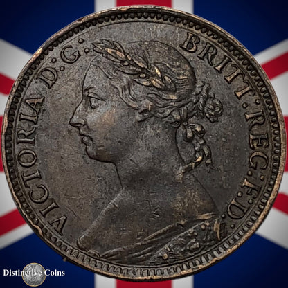 Great Britain 1893 Farthing 1/4d GB4357