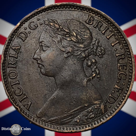 Great Britain 1893 Farthing 1/4d GB4357