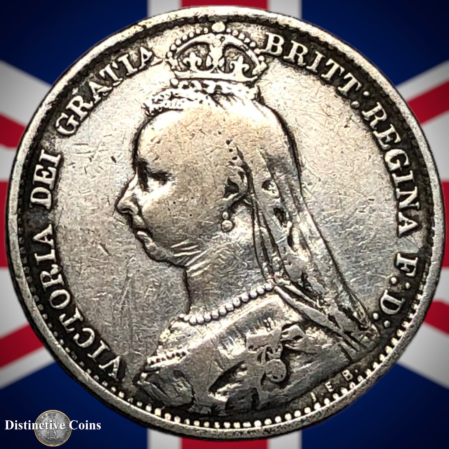 Great Britain 1890 Six Pence GB2735