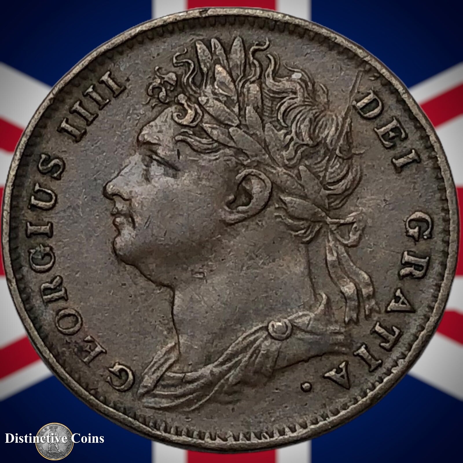 Great Britain 1826 Farthing 1/4d GB3324