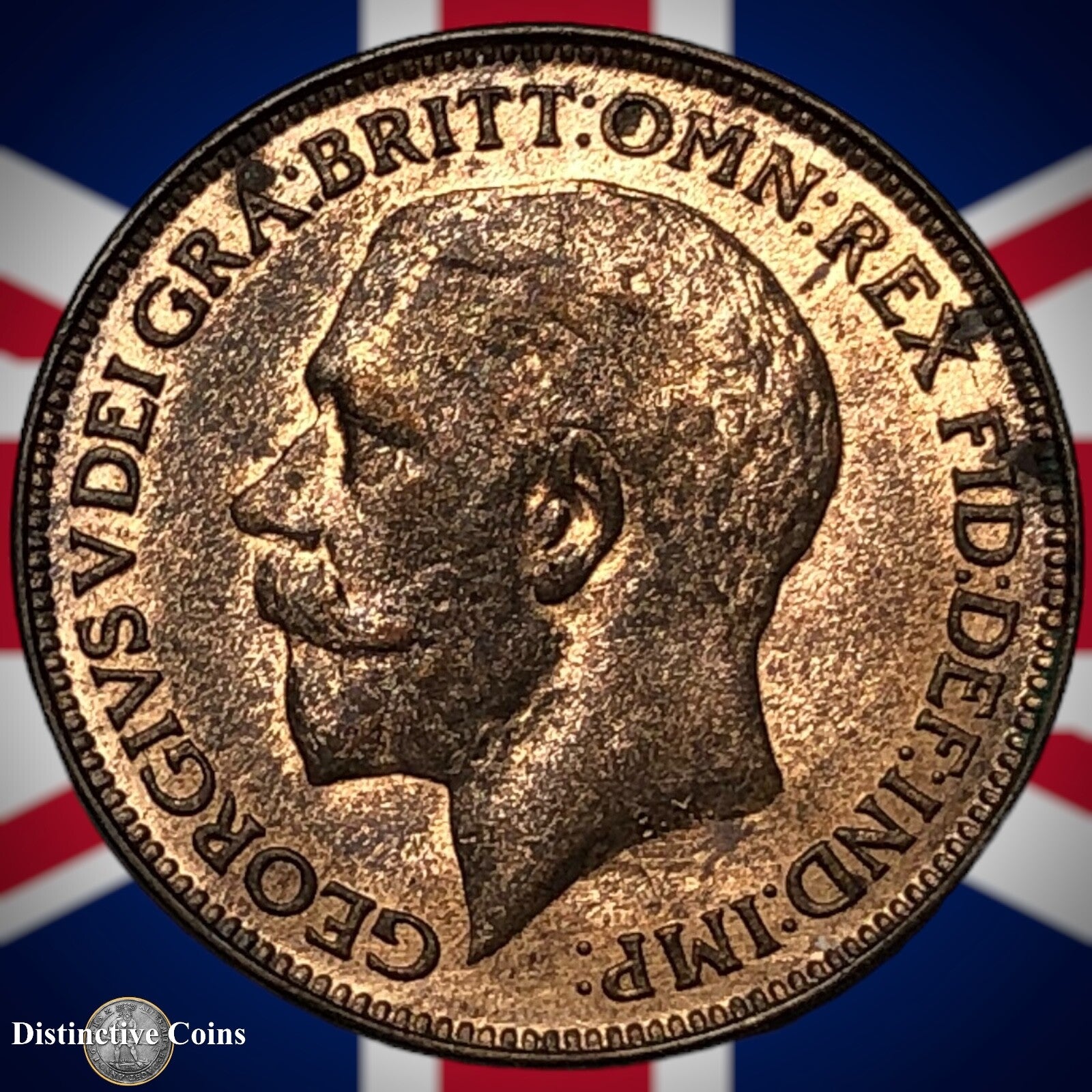 Great Britain 1925 Farthing 1/4d GB4817