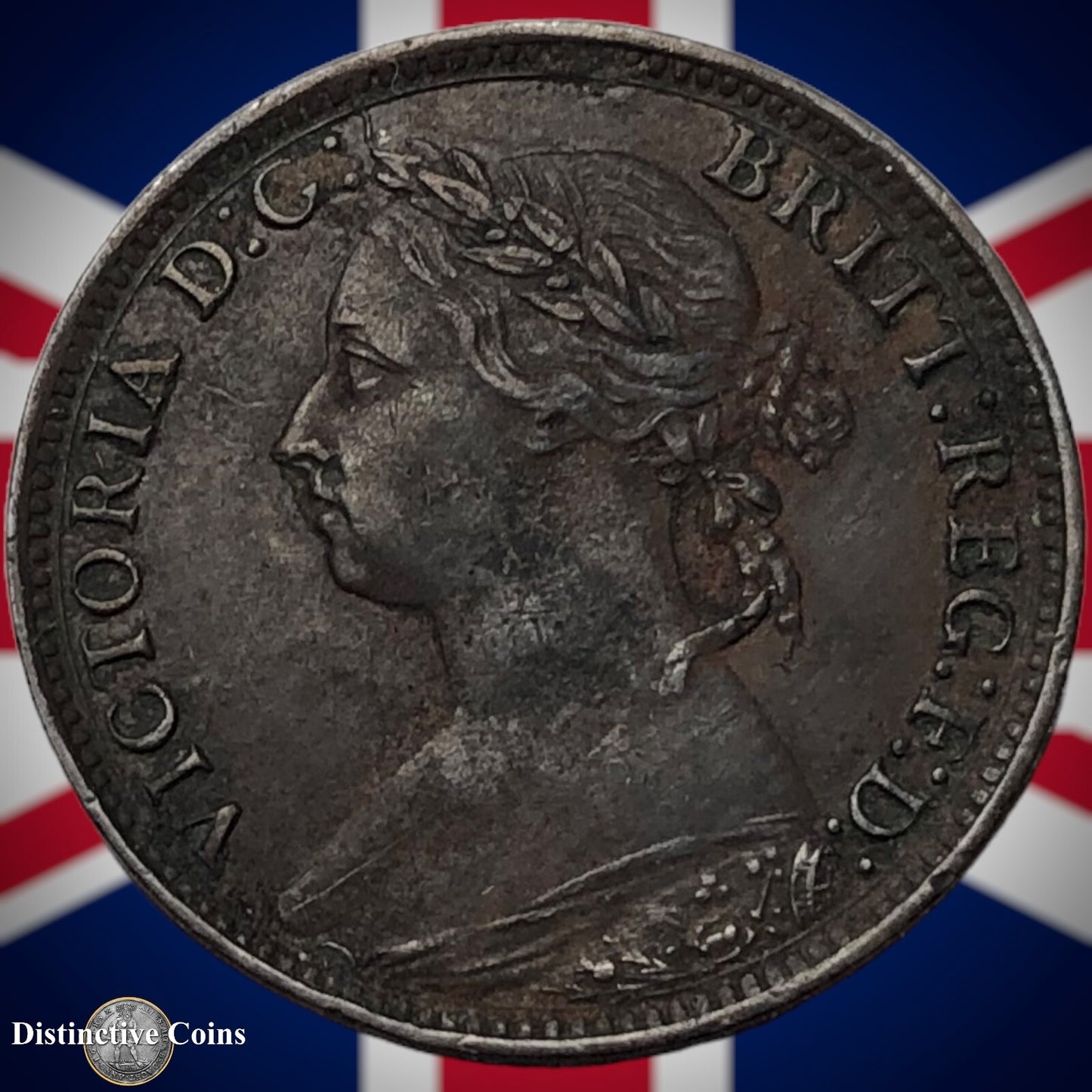 Great Britain 1891 Farthing 1/4d GB4313