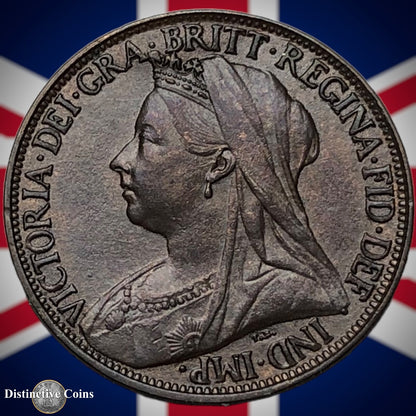 Great Britain 1901 Farthing 1/4d GB4496