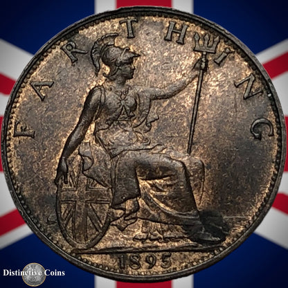 Great Britain 1895 Farthing 1/4d GB4403