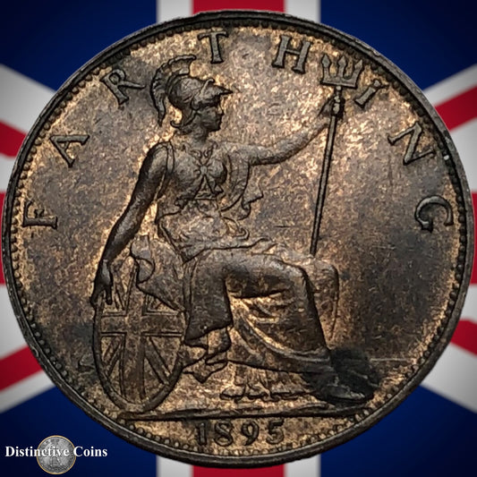 Great Britain 1895 Farthing 1/4d GB4403