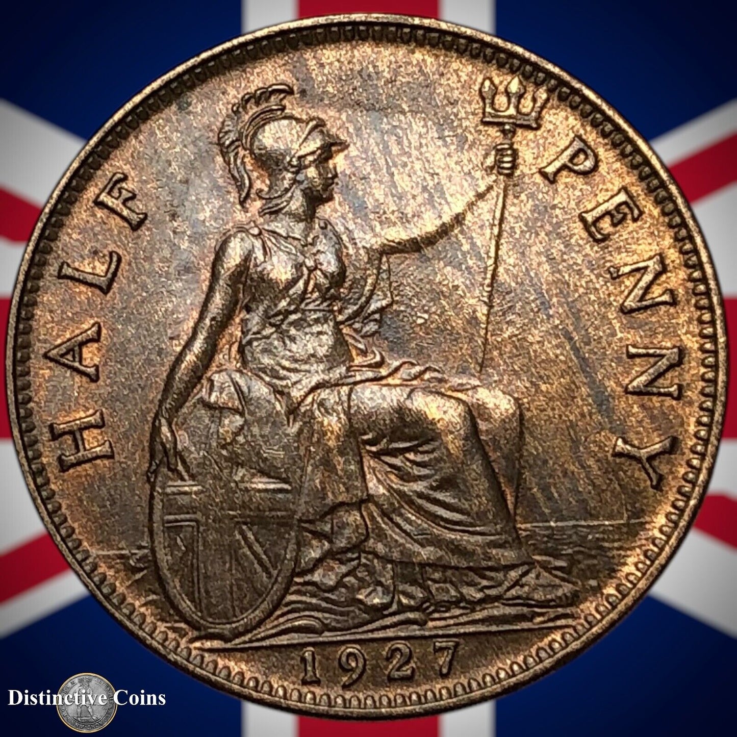 Great Britain 1927 Half Penny 1/2d GB5933