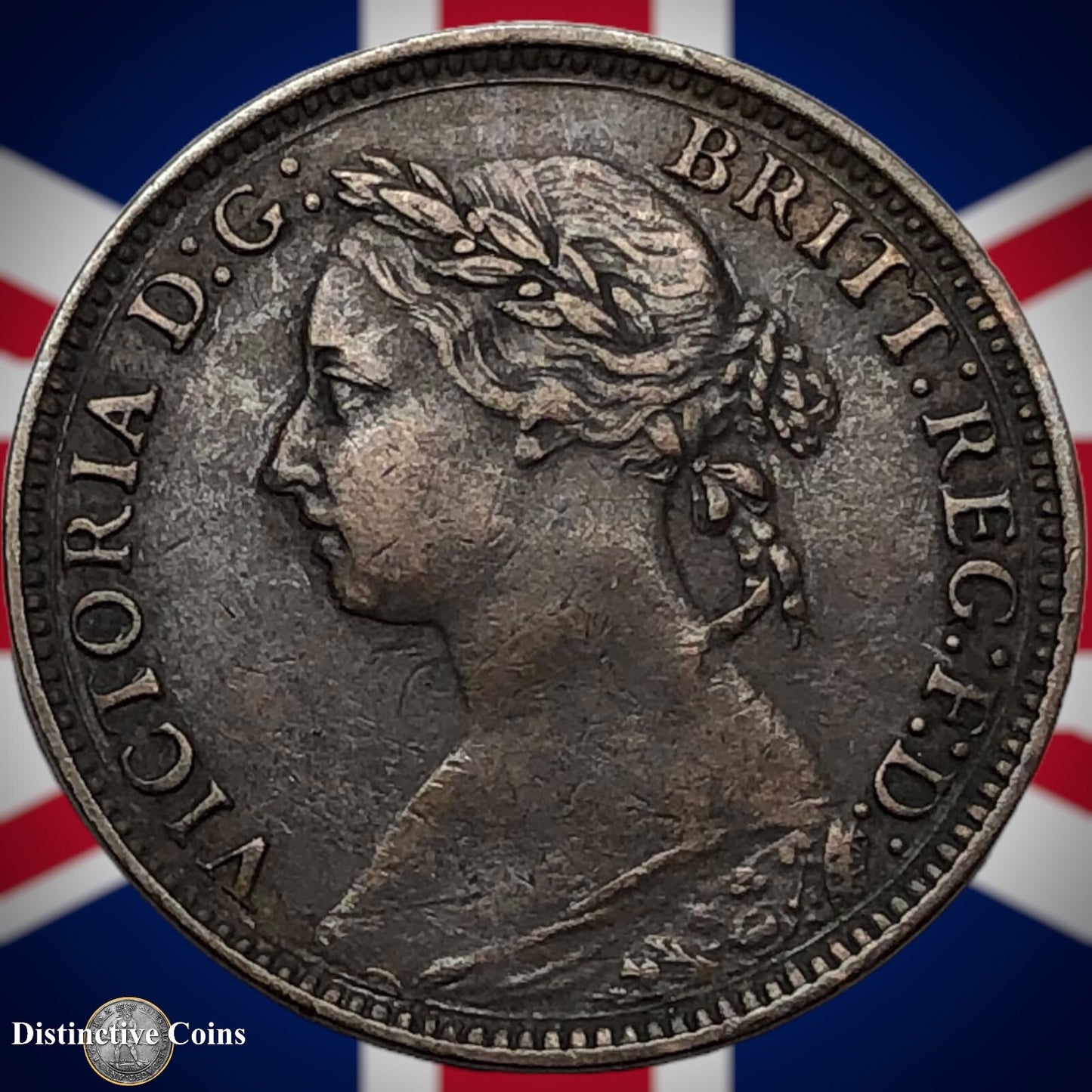 Great Britain 1881 H Farthing 1/4d GB3891