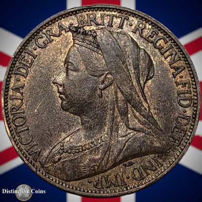 Great Britain 1895 Farthing 1/4d GB4419