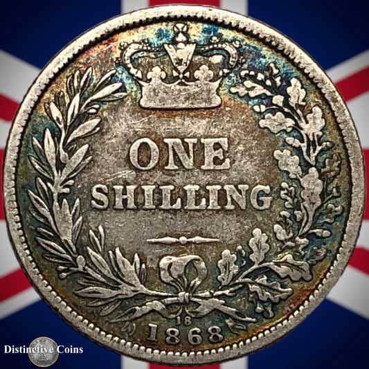 Great Britain 1868 British One Shilling GB0293