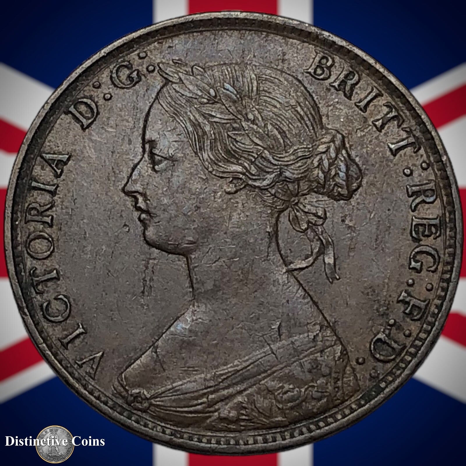 Great Britain 1861 Half Penny 1/2d GB5399