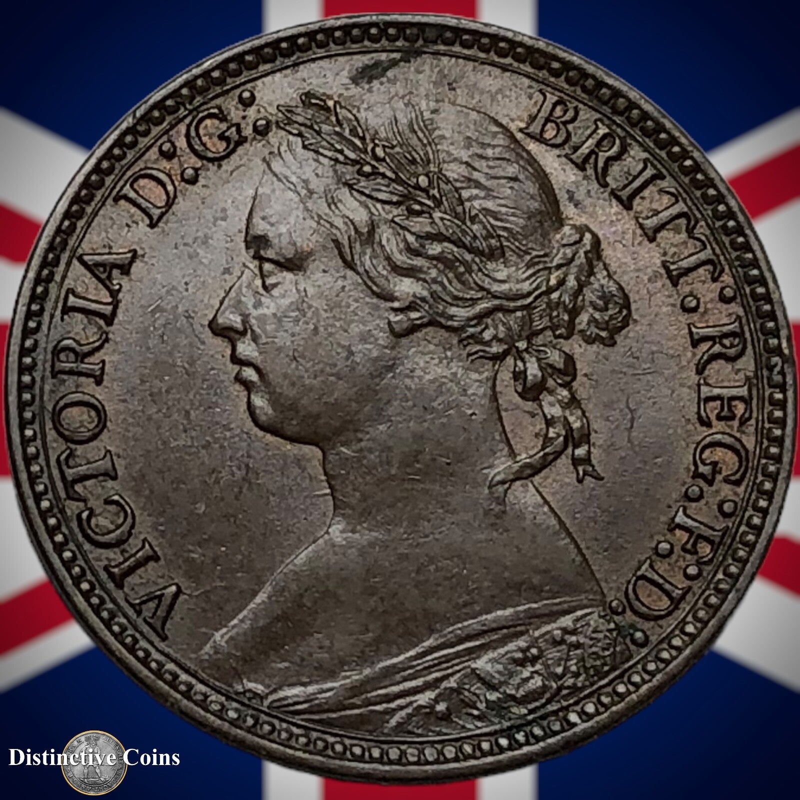 Great Britain 1878 Farthing 1/4d GB3801