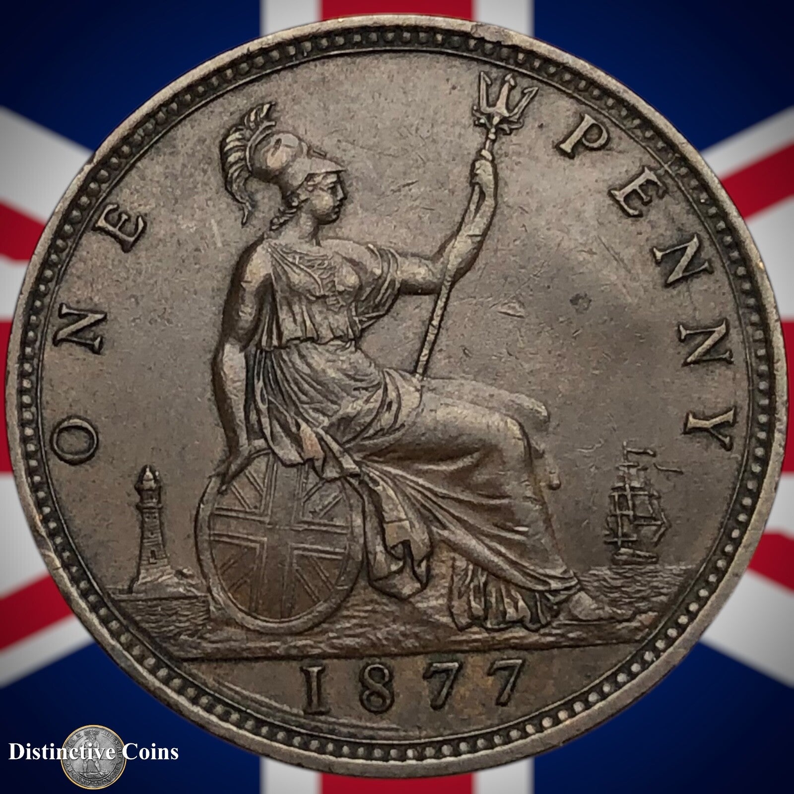 Great Britain 1877 Penny 1d GB6397