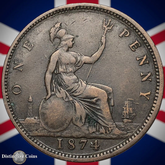 Great Britain 1874 Penny 1d GB6345