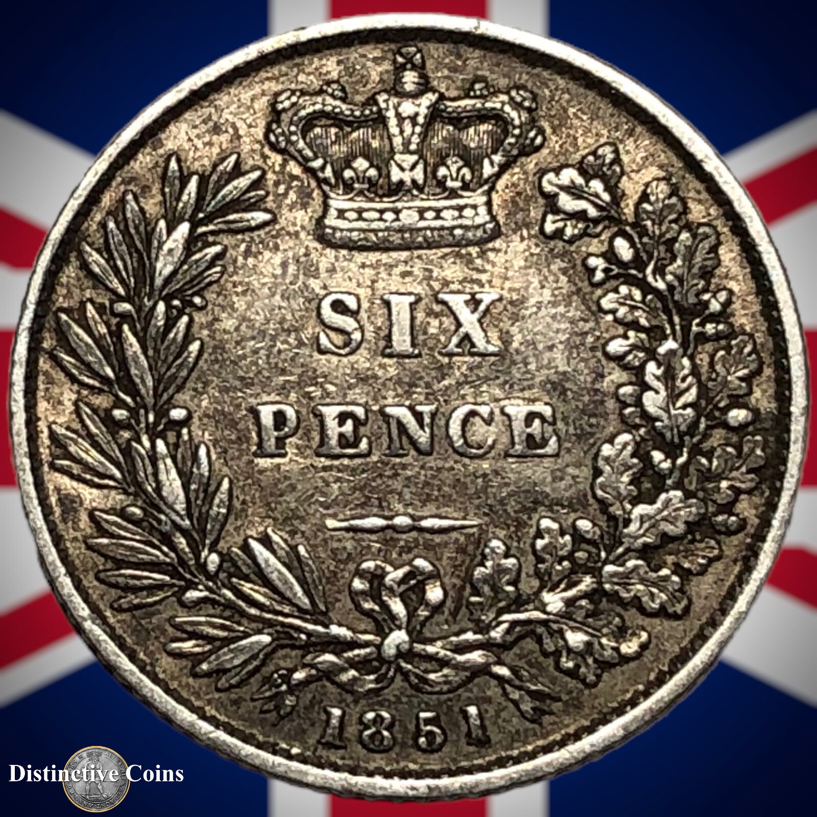 Great Britain 1851 Six Pence GB2595