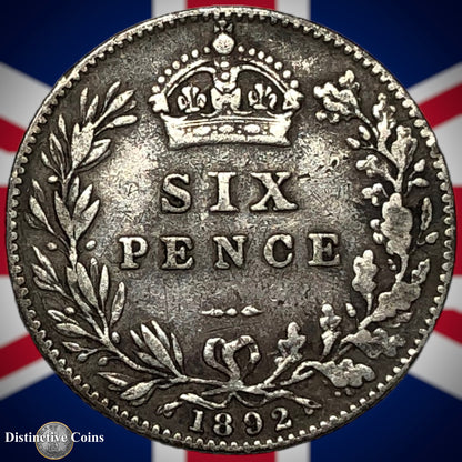 Great Britain 1892 Six Pence GB2767