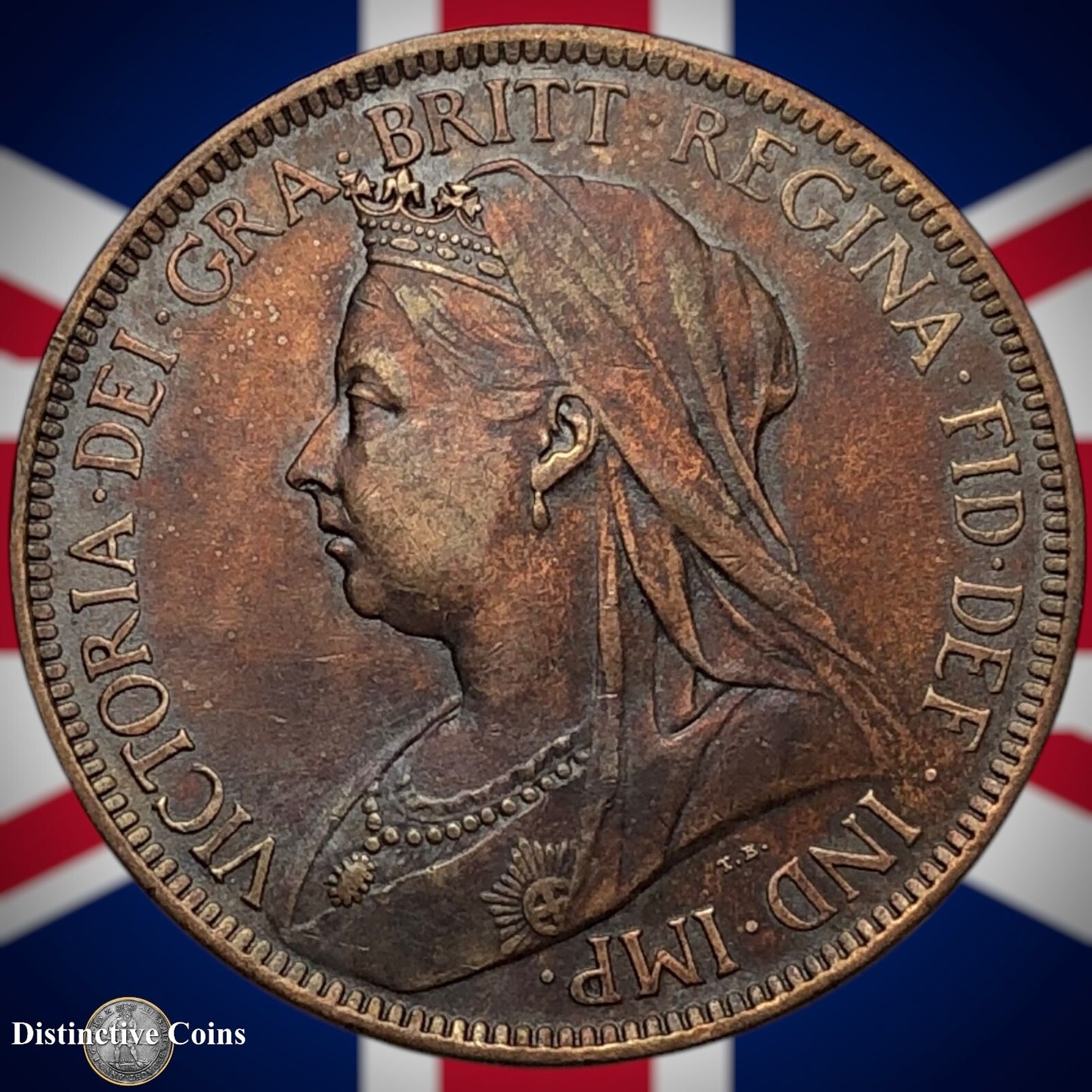 Great Britain 1897 Half Penny 1/2d GB5729