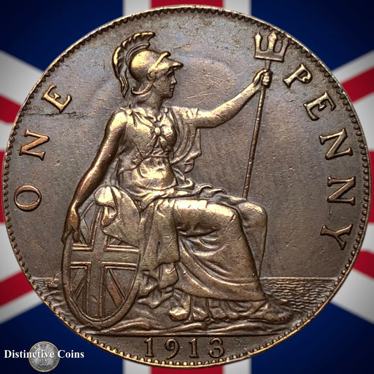 Great Britain 1913 Penny 1d GB6809