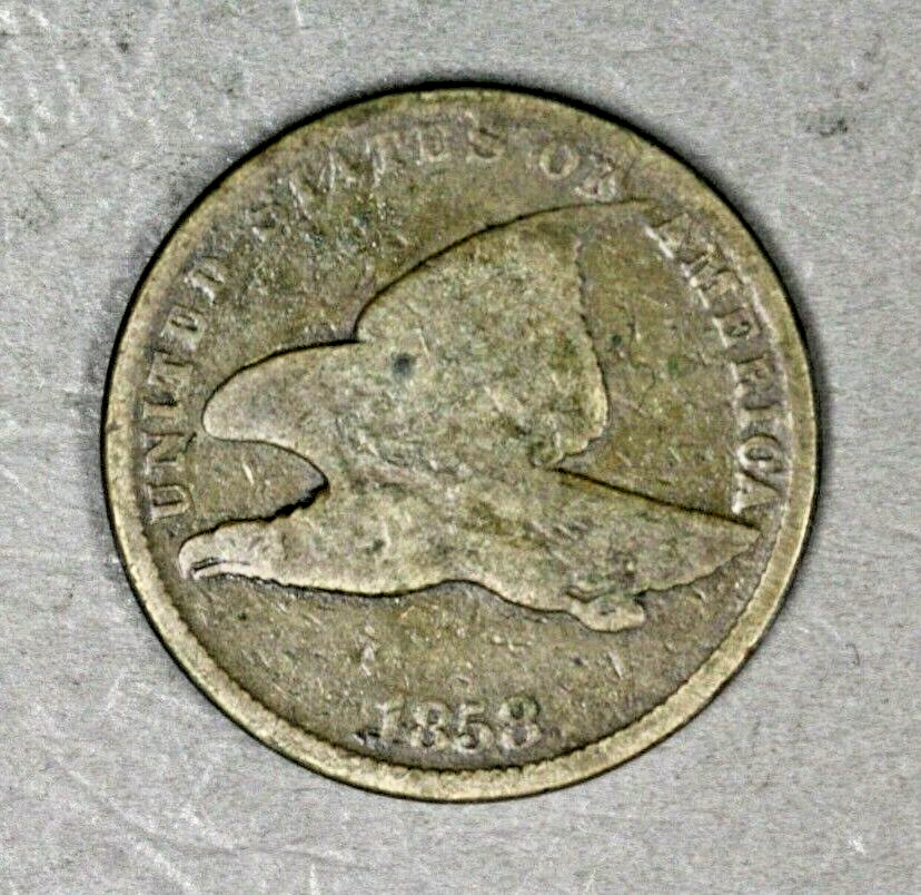 US 1858 Flying Eagle Penny  A3054