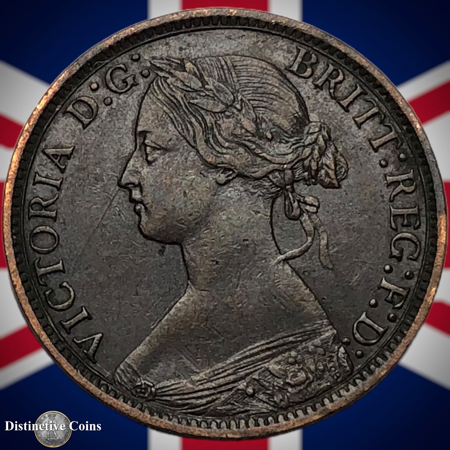 Great Britain 1867 Farthing 1/4d GB3598