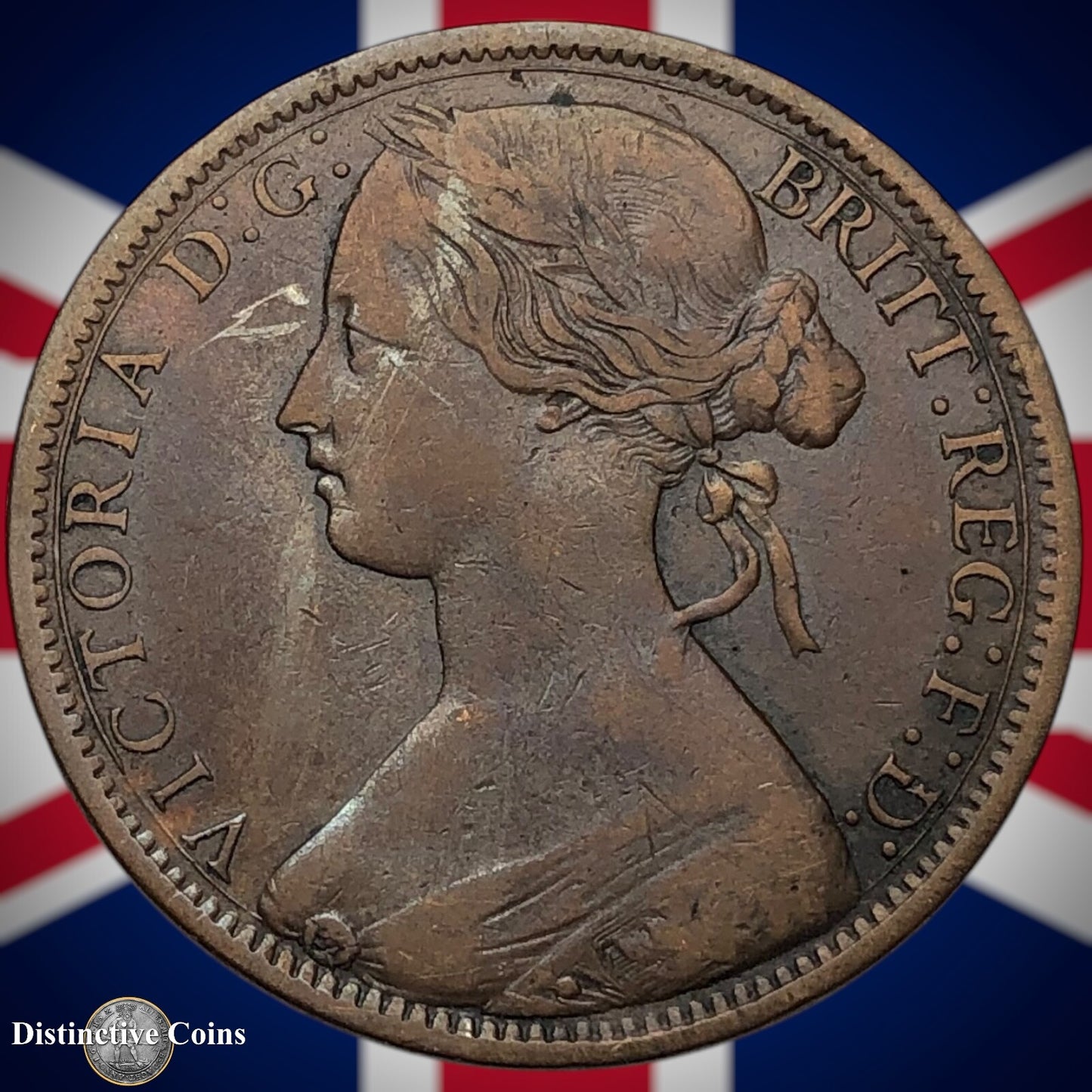 Great Britain 1865 Penny 1d GB6273